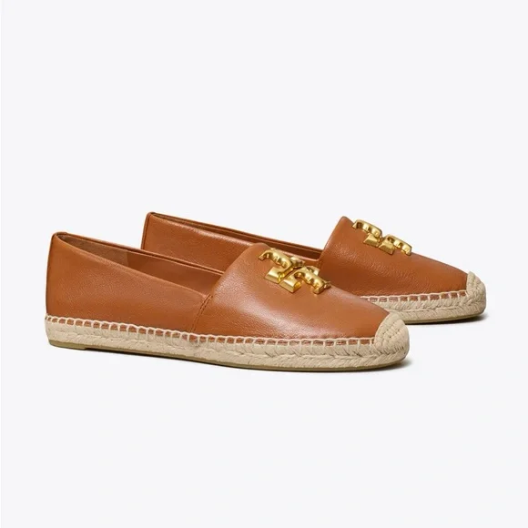 New Tory Burch Eleanor Espadrilles in Bourbon Size 7